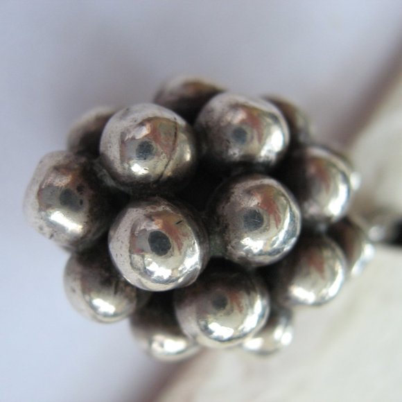 Heavy Sterling Silver Pine Tree or Grape Pendant - Picture 5 of 10